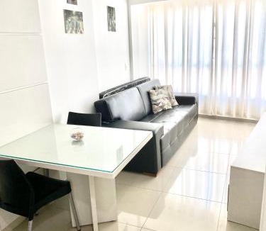 Pioneiros Apartment | Loft Internacional Residence c linda vista do mar