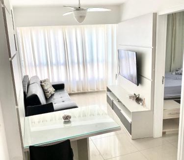 Pioneiros Apartment | Loft Internacional Residence c linda vista do mar