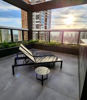 Santa Fe Apartment | Loft Luxuoso e Confortável ao lado do Shopping CG.