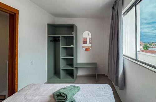 Centro I Apartment | Loft no Centro c/mezanino e vaga p/4 pessoas