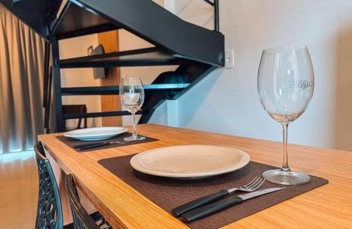 Centro I Apartment | Loft no Centro c/mezanino e vaga p/4 pessoas