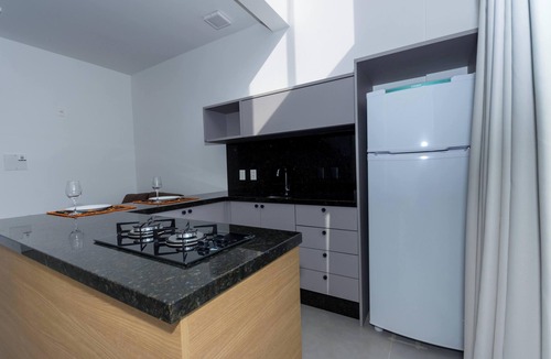 Lagoa Pequena Apartment | Loft no Novo Campeche, Terraço com Piscina ZR2092