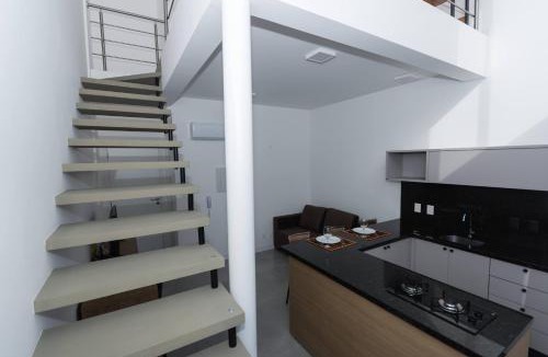 Lagoa Pequena Apartment | Loft no Novo Campeche, Terraço com Piscina ZR2092