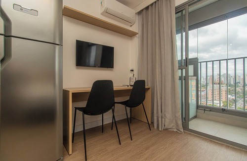 Indianopolis Apartment | Loft Pet Friendly com Academia a 450m do Metrô
