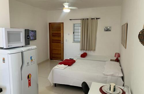 Iguaba Grande Apartment | Loft ROMA para Casais, em Iguaba Grande, Centro, até 3 Pessoas, 150 metros da praia