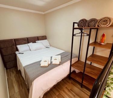 Santa Cruz Apartment | LOFT SMART, MINI-CASA, colchões com massagem, mobiliado e aconchegante