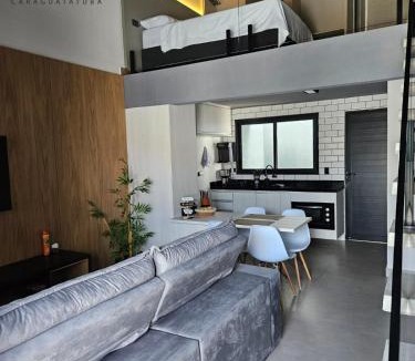 Martim de Sa House | Lofts 4 Elementos - Ar - Martim de Sá - Caraguatatuba