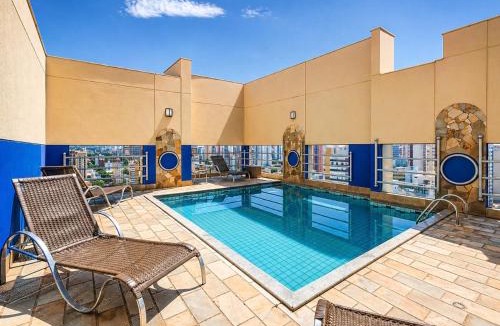 Centro Apartment | Luix Londrina Flat 505, 43 m2, QS, ar quente e frio, c garagem