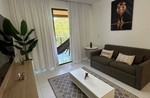 Barra de Sao Miguel Apartment | Luxury Iloa in Alagoas with 2 bedrooms, living room and kitchen.