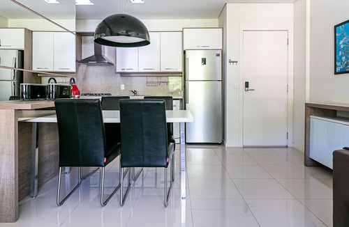 Itacorubi Apartment | Me2 | APT 1Q | Modern, COMPLETE close to downtown and beaches in a complete infrastructure condominium #ITAA07