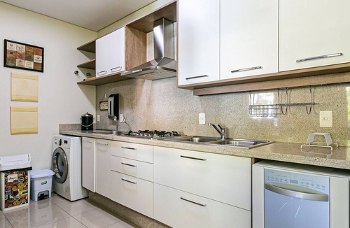 Itacorubi Apartment | Me2 | APT 1Q | Modern, COMPLETE close to downtown and beaches in a complete infrastructure condominium #ITAA07