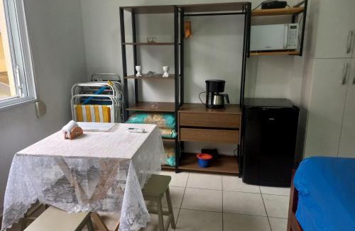 Embare Apartment | MELHOR LOCALIZAÇÃO DE SANTOS, LOFT, 200 MTS da PRAIA, WI-FI, AR CONDICIONADO