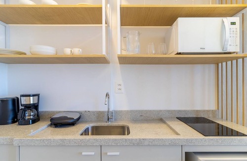 Centro Apartment | MHFA Studios em Prédio Luxuoso Vista Mar