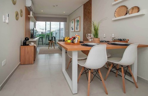 Asuncion Apartment | Modern 1BR with Desk & Panoramic View