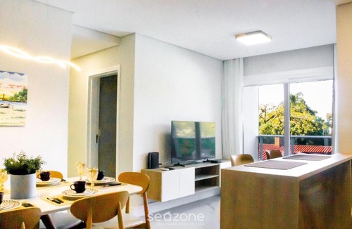 Alto Ribeirao Apartment | Modern apartment with pool and barbecue CRR201