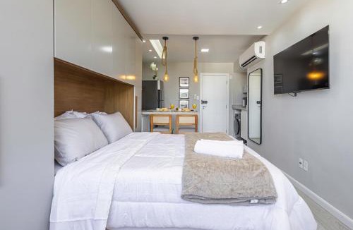 Laranjeiras Apartment | Modern loft with a view of Sugarloaf Mountain