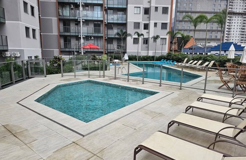 Santo Cristo Apartment | Modern studio apartment with ocean view, pool, and leisure facilities.