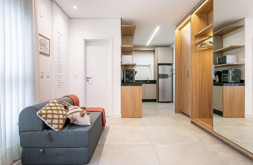 Florianopolis Apartment | Modern Studio | Pool | Gym #SG10