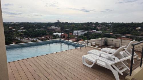 Luque Apartment | Monoambiente, Pool, Grill, Gym, Sauna