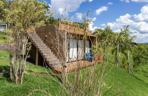 Cassia House | @morro.redondo - A casa Azul e seu Pôr do Sol