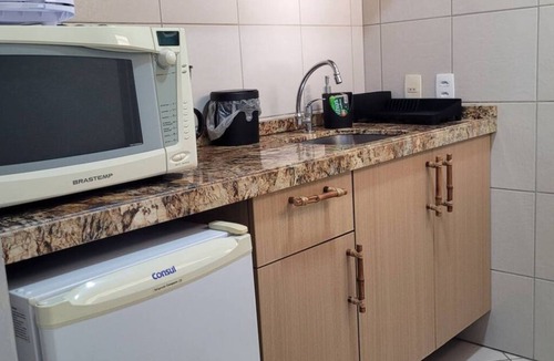 Ponta Negra Apartment | NATAL PLAZA - FLAT - 13th floor with sea view (Balcony and kitchen)