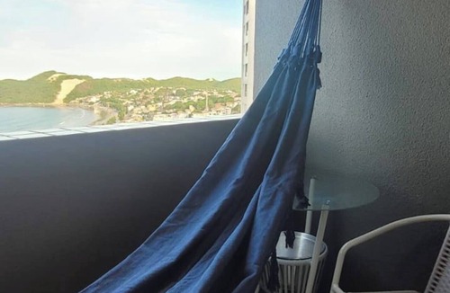 Ponta Negra Apartment | NATAL PLAZA - FLAT - 13th floor with sea view (Balcony and kitchen)