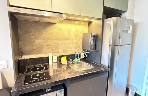 Sao Paulo Apartment | New and equipped studio | Close to the subway, ideal for couples and executives
