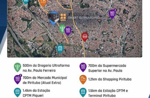 Sao Paulo Apartment | Novo apartamento Smart em São Paulo Pirituba
