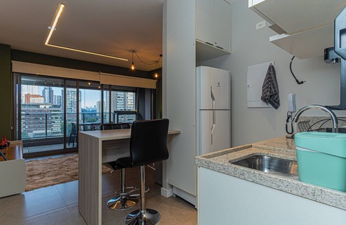 Brooklin Paulista Apartment | Olive Studio - Modern & Sophisticated in Habitarte Brooklin