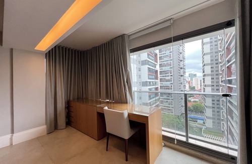 Brooklin Paulista Apartment | Orion Studio - Available, Pet-Friendly, Wi-Fi and Full Amenities in Brooklin