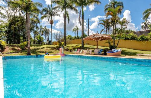 Ibiuna House | Paraíso com Piscina, Churrasqueira, Wi-Fi e Karaokê