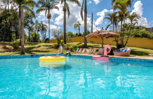 Ibiuna House | Paraíso com Piscina, Churrasqueira, Wi-Fi e Karaokê