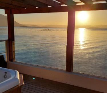 Ribeirao da Ilha House | Paraiso Ribeirão da Ilha Jacuzzi por do sol