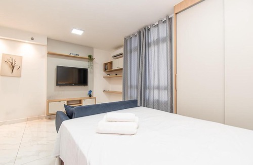 Guara Apartment | Park Studio C 414 - Garagem, Academia, Sauna - 12 min da Esplanada - By Hospede Fácil