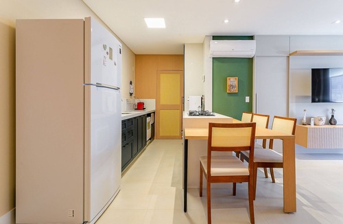 Jurere Apartment | Partial SEA view from the balcony in Jurerê #JA24D