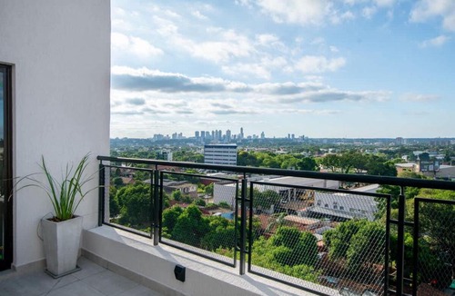 Fernando De La Mora Apartment | Peaceful Stay with Rooftop Pool Access