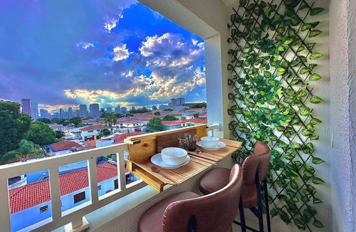 Sao Paulo Apartment | Perfect studio apartment near Congonhas Airport and Expo SP/complete with air conditioning.