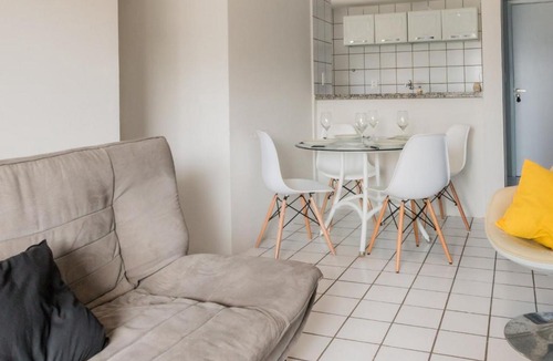 Boa Viagem Apartment | PIP201 Agradável flat com varanda em Boa Viagem, próximo Shopping Recife