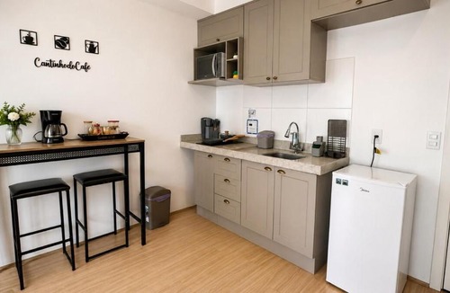 Santo Cristo Apartment | Piscina, academia e sauna para 4 pessoas