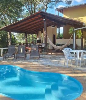 Sao Sebastiao das Aguas Claras House | Piscina Aquecida, 5 Suítes, Lareira e Trilha até o Ribeirão