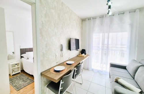 Panamby Apartment | PJ182 - Apê Prático com Cozinha e Ótima Localização