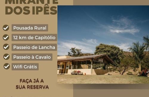 Guape Hotel | Pousada Mirante dos Ipês - Experiência Rural em Capitólio