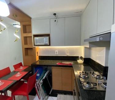 Centro Apartment | Próximo a praia das castanheiras, internet, cooler, cadeiras de praia,roupas de cama e banho