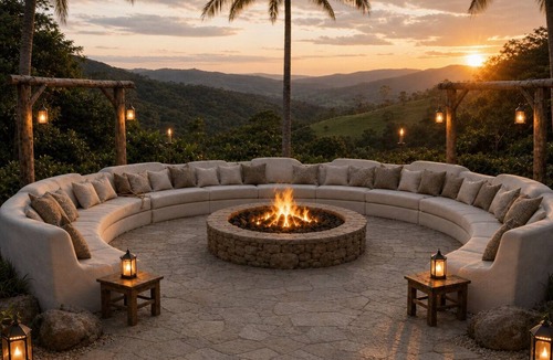 Baru House | Private 75-Acre Dome Estate: Waterfall, Farm, Trails & Pacific Views