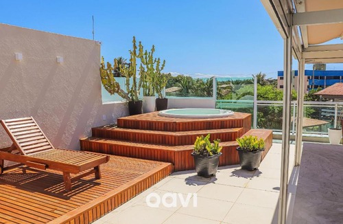 Cotovelo Apartment | Qavi - Cobertura com Jacuzzi Cotovelo #InMare450
