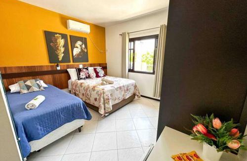 Ze Amandio Bed & Breakfast | Quarto 1 - Hospedaria Orquídeas de Bombinhas - com delicioso café da manhã incluso