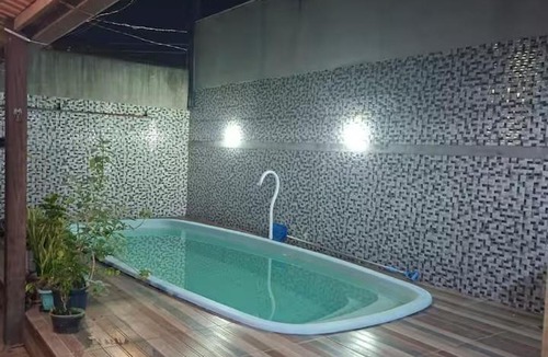 Nova Itaparica House | Quarto com 2 camas, ar-condicionado e piscina em Nova Itaparica