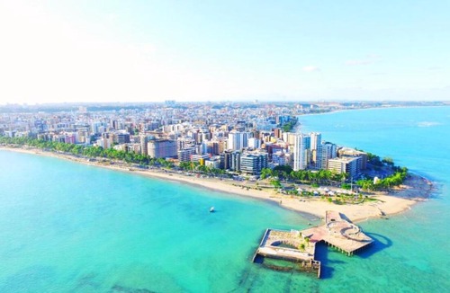 Ponta Verde Apartment | QUARTO/SALA COM VISTA P/O MAR DE PAJUÇARA