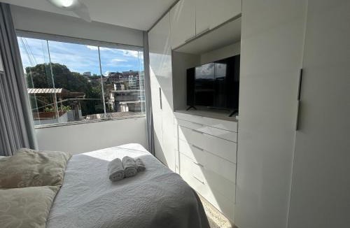 Ferroviarios Apartment | Raridade Cachoeiro, Apto 2 Qtos, Ar, Ferroviários