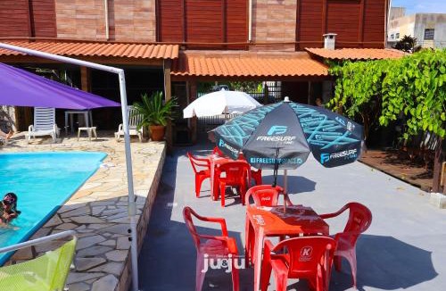 Balneario Praia do Leste Hotel | Recanto Pousada JU&JU com piscina COMPARTILHADA